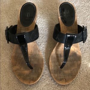Coach Bernadette wedge sandals